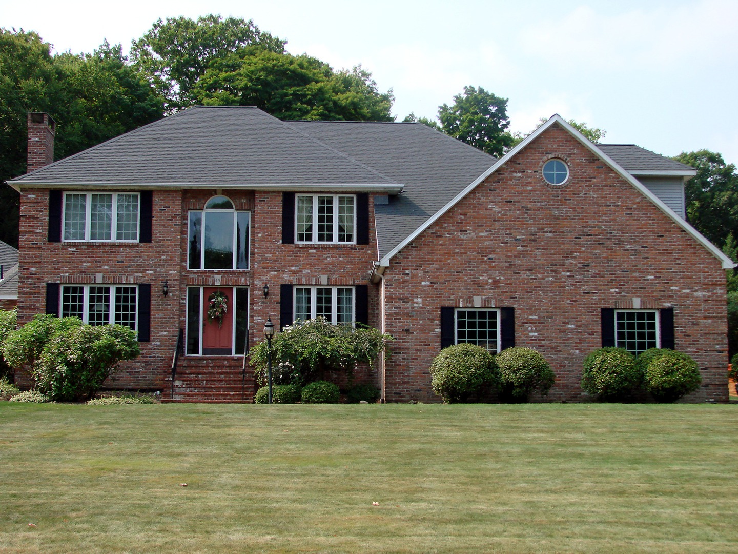 Completed shingle roof replacement on a Northeast Pennsylvania home